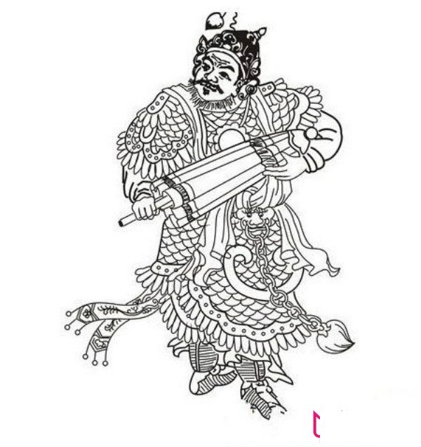 四大天王简笔画