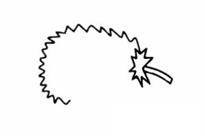 榴莲简笔画图片