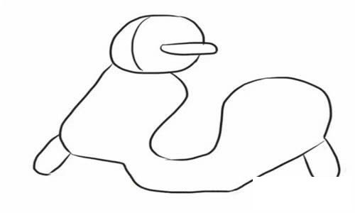 摩托车怎么画简笔画