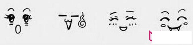 人物微笑简笔画,各种微笑简笔画