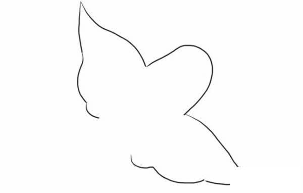 燕子风筝简笔画的画法步骤图片