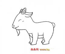 小羊羔_动物简笔画