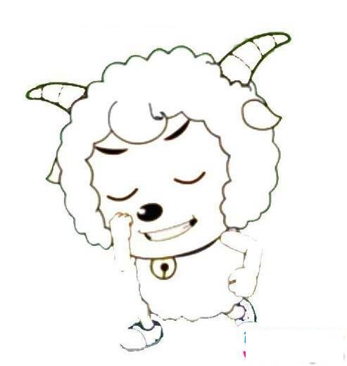 喜羊羊简笔画大全