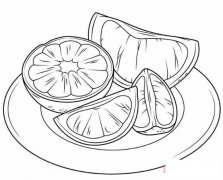 一盘水果怎么画简单 果盘的画法简笔画教程