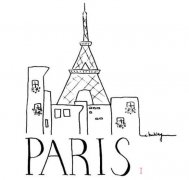 素描埃菲尔铁塔的画法简单好看_埃菲尔铁塔简笔