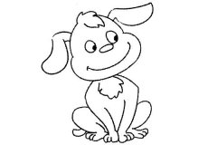 7款可爱的卡通小狗简笔画图片大全