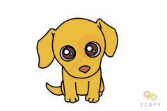 简单好画 小狗简笔画图片大全