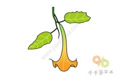 美艳的曼陀罗简笔画