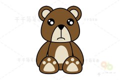 灰熊简笔画