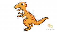 简单好画的霸王龙简笔画图片大全