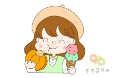 治愈系小萌妹 吃完这顿就减肥