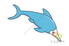 幼儿简笔画鱼龙简笔画