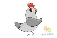 教你怎么画小鸡简笔画