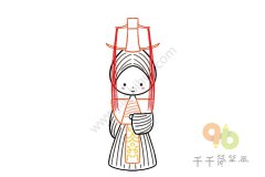 教你画古代人物简笔画 全部打包给你收藏