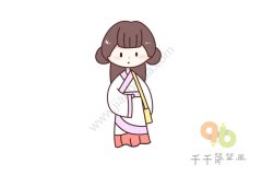 教你画淳于缇萦的简笔画图片