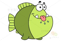 小鱼简笔画教程 简单好画