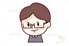 爸爸头像简笔画