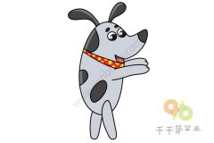 幼儿学画小狗的画法