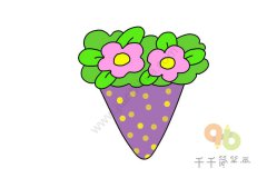 花束简笔画步骤图