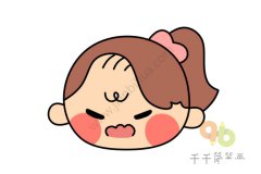 教你画女孩头像简笔画