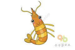 磷虾简笔画