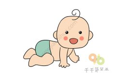 幼儿宝宝启蒙画婴儿的画法