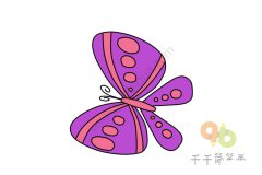 漂亮的蝴蝶简笔画