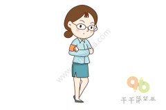 教你画管理员简笔画图片