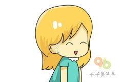 教你画女孩简笔画教程