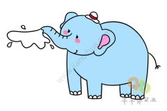 幼儿宝宝启蒙画大象的画法