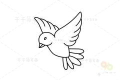 小鸟简笔画教程