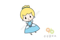 幼儿简笔画公主的画法