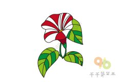 矮牵牛简笔画图片教程