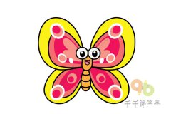 漂亮的蝴蝶简笔画教程