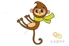 猴子简笔画怎么画