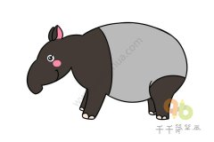 教你画 貘的简笔画图片大全