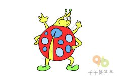 强壮的七星瓢虫简笔画图片