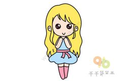 教你画 女孩简笔画