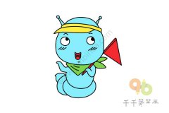 教你画  青虫简笔画