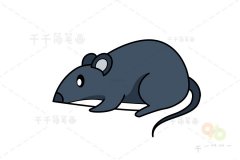 牙买加稻鼠简笔画