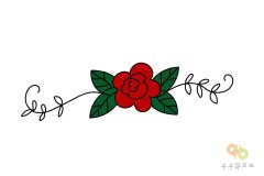 美丽的花简笔画