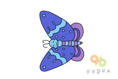 教你画 蝴蝶简笔画图片