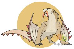 沟牙龙简笔画怎么画