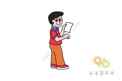 教你画小男孩简笔画图片 超级简单