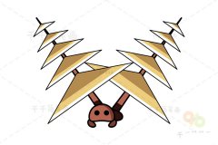 大旋鳃虫简笔画