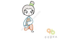 秦朝士兵简笔画怎么画