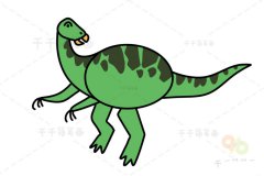 弯龙简笔画 简单好画