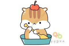 布丁鼠简笔画怎么画
