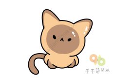 暹罗猫简笔画怎么画