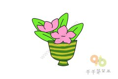 漂亮的花束简笔画